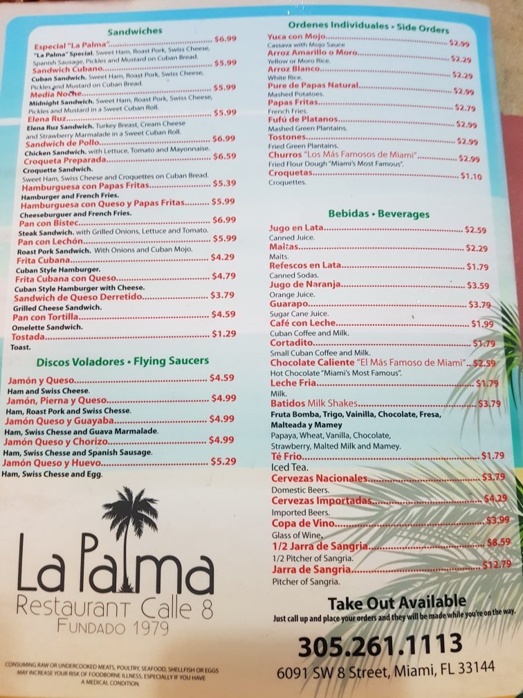 La Palma Latin Cafe