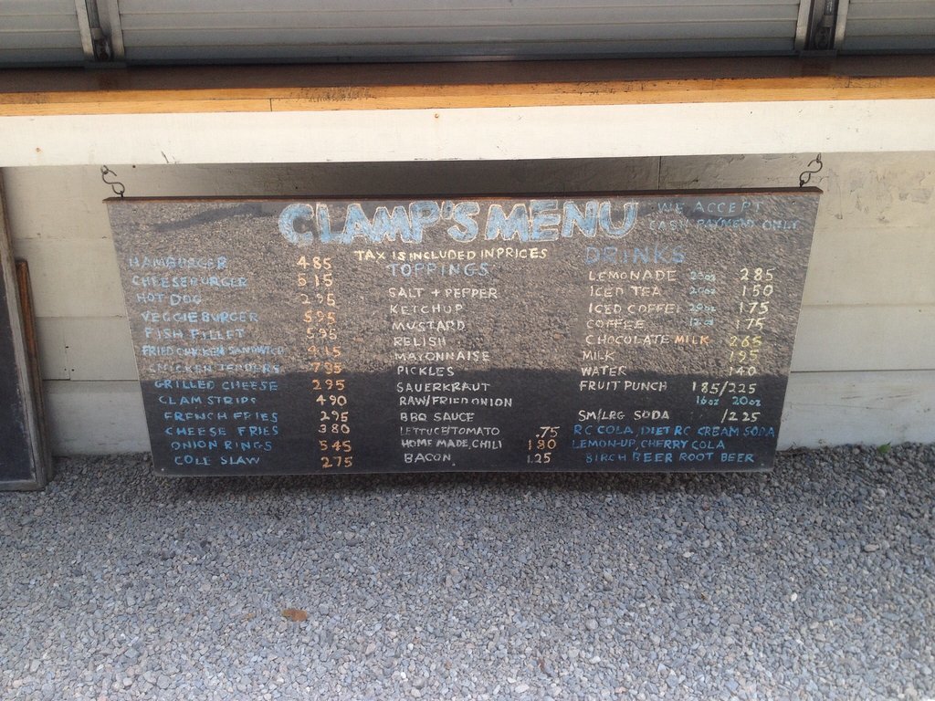 Clamp`s Hamburger Stand