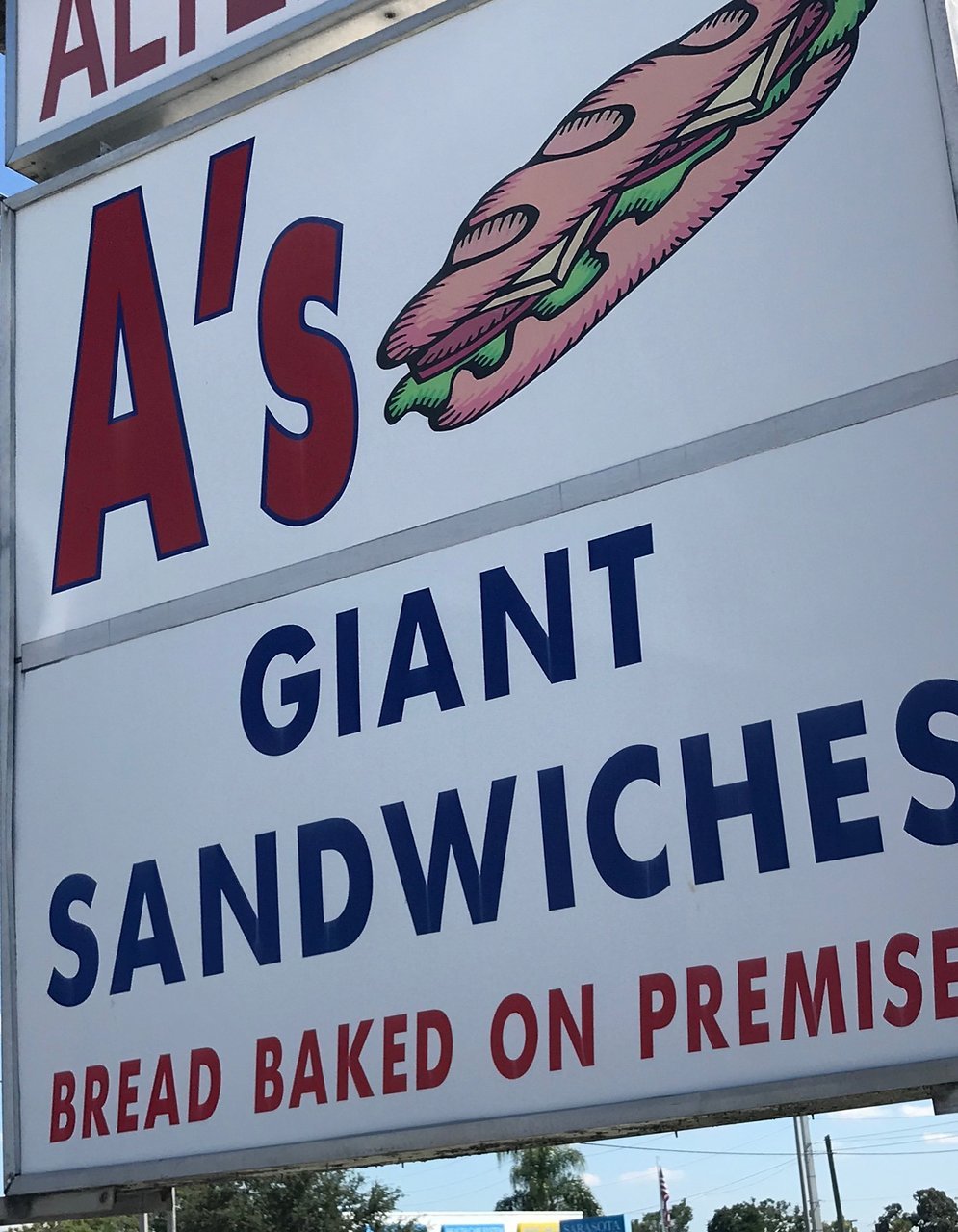A’s Giant Sandwich