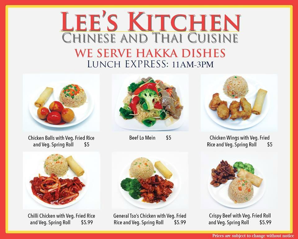 Lee`s Kitchen Chinese & tdai Cuisine